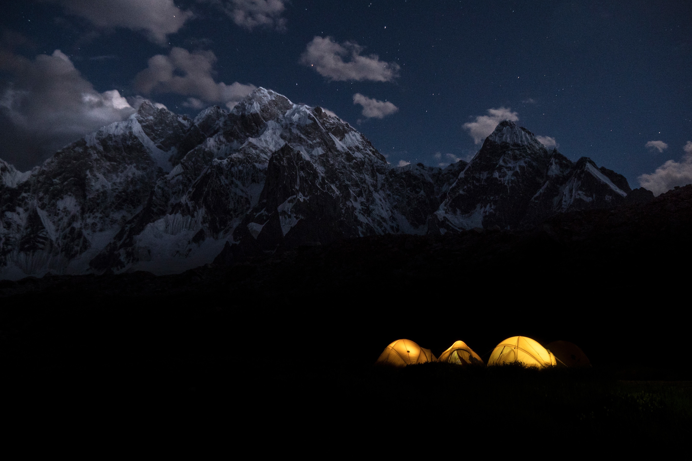 Expedition team on K7